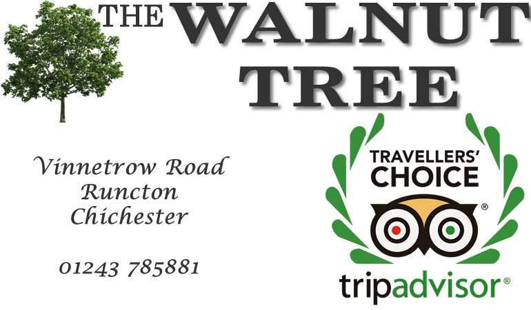 Tripadvisor Travellers Choice Award The Walnut Tree Runcton Chichester